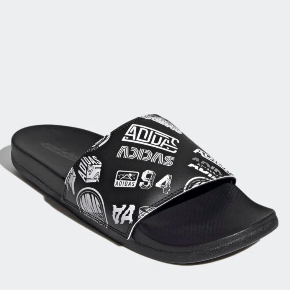 NWOB ADIDAS Adilette Comfort Men's Slide Sandals Size 8 - Picture 2 of 3
